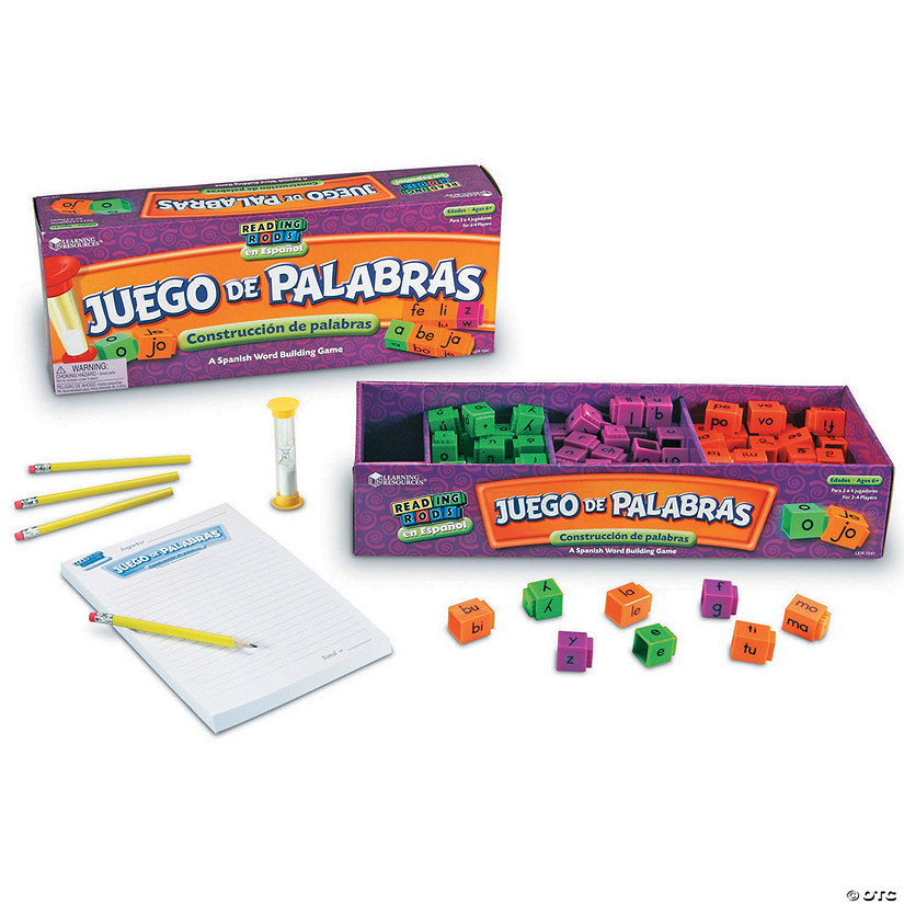 Learning Resources Juego De Palabras A Spanish Reading Image