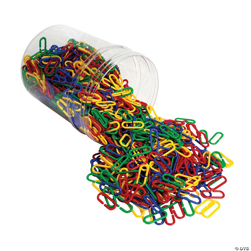 Learning Resources Link &#8216;N&#8217; Learn&#174; Links in a Bucket, 500 Pieces Image