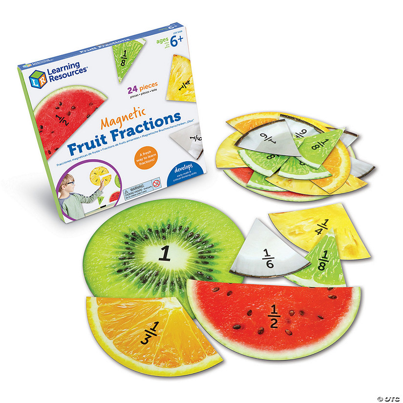 Learning Resources Magnetic Fruit Fractions Image