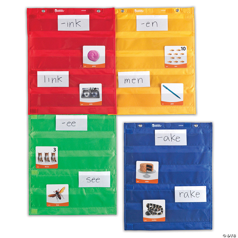Learning Resources Magnetic Pocket Chart Squares, Pack of 4 Image