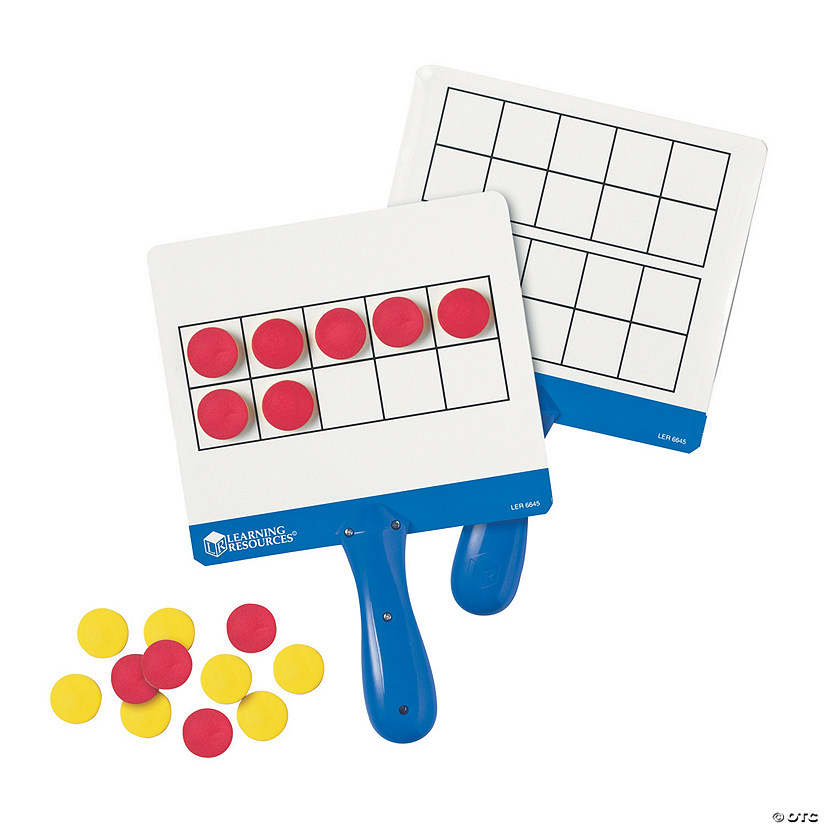 Learning Resources&#174; Magnetic Ten Frame Answer Boards- 4 Pc. Image