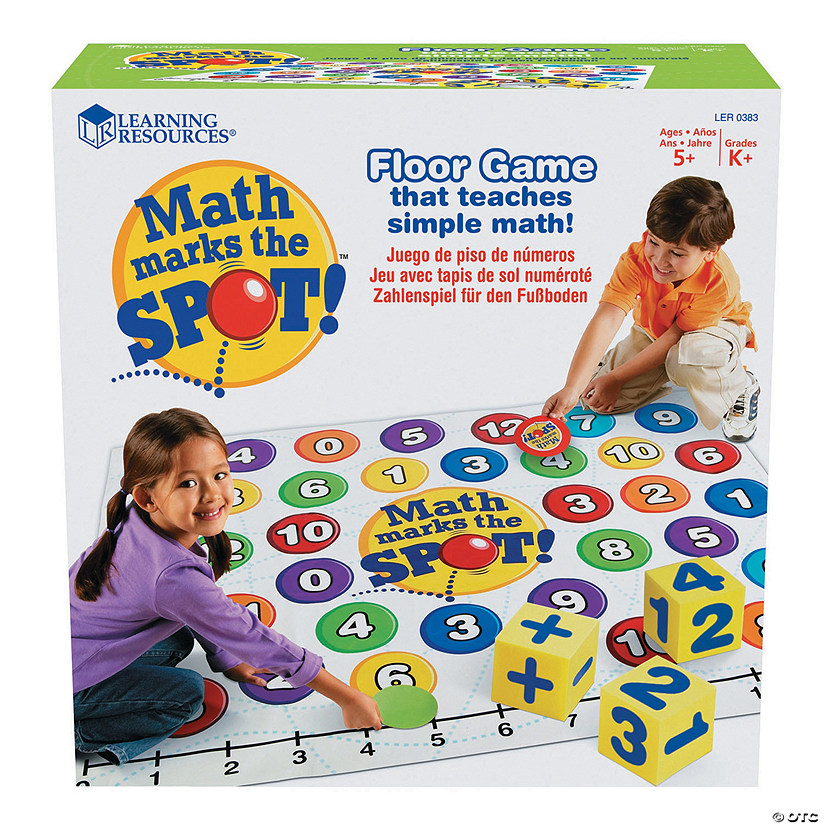 Learning Resources Math Marks The Spot A Math Activity Image