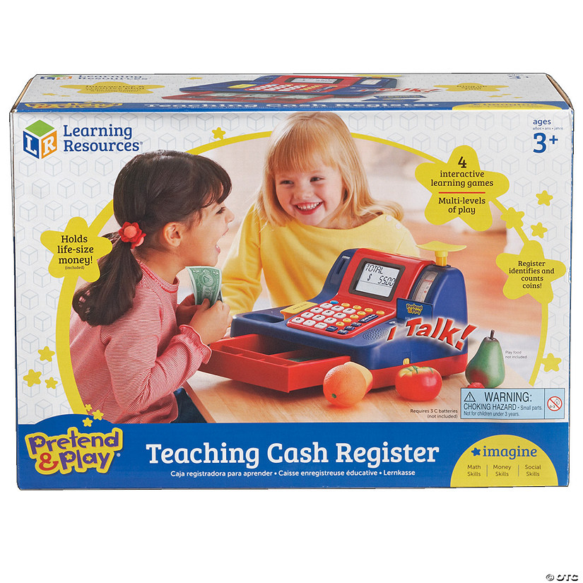 Learning Resources Pretend & Play Teaching Cash Register Image