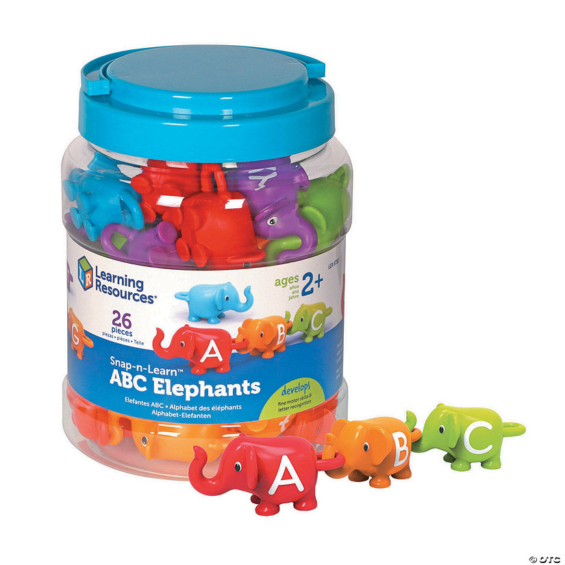 Learning Resources Snap-n-Learn&#8482; ABC Elephants Image