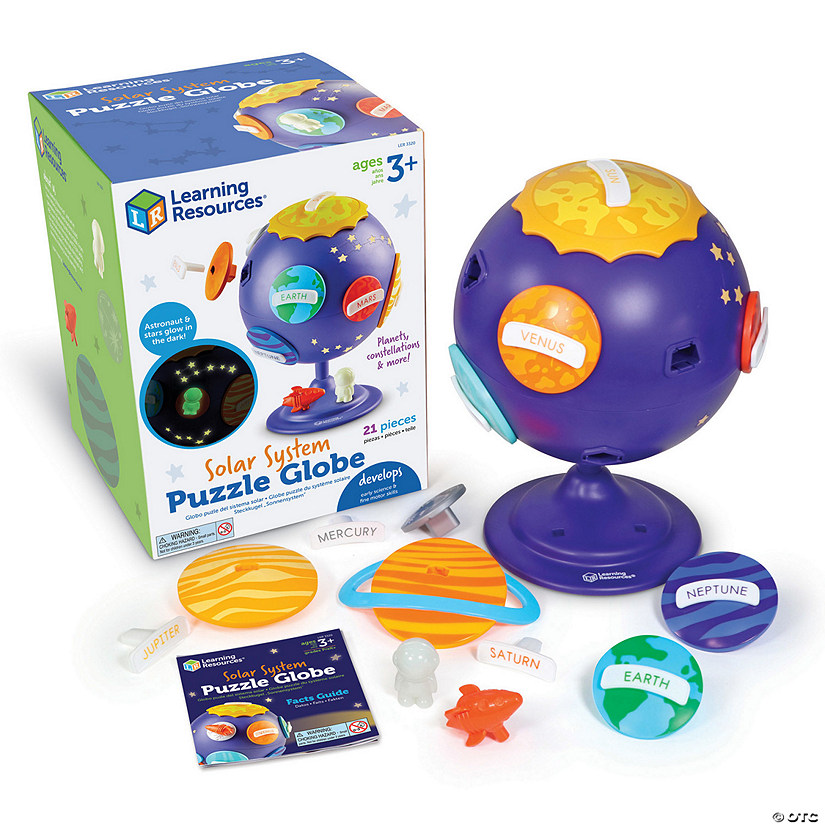 Learning Resources Solar System Puzzle Globe Image