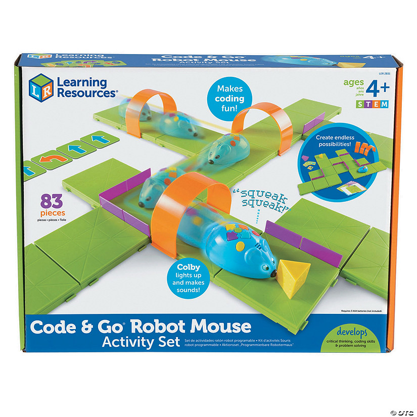Learning Resources STEM ROBOT MOUSE CODING ACTIVITY Image