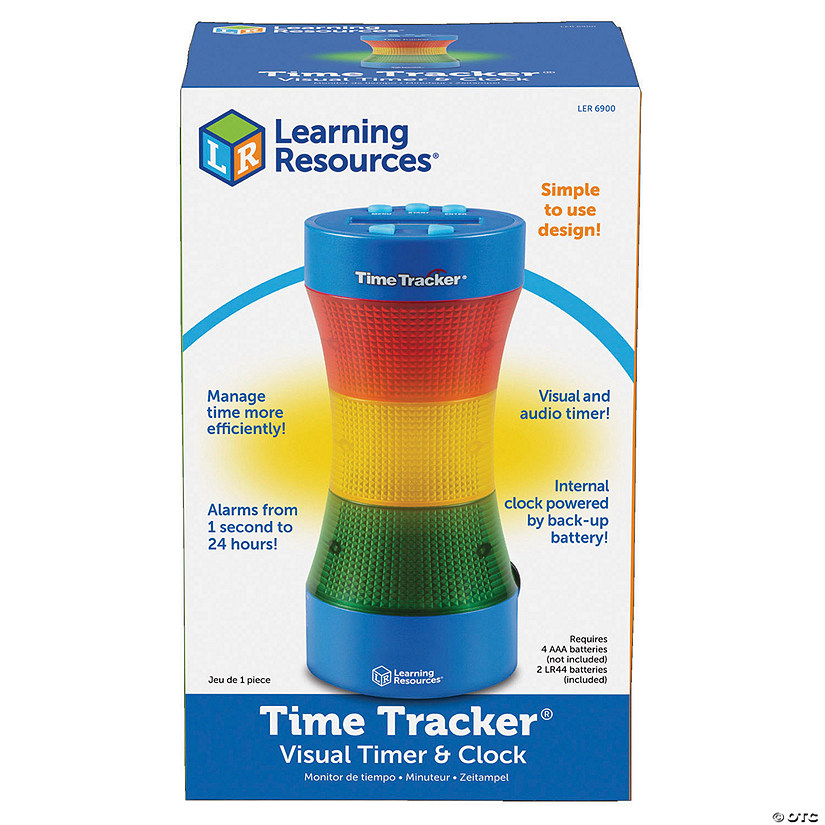 Learning Resources Time Tracker&#174; Visual Timer & Clock Image