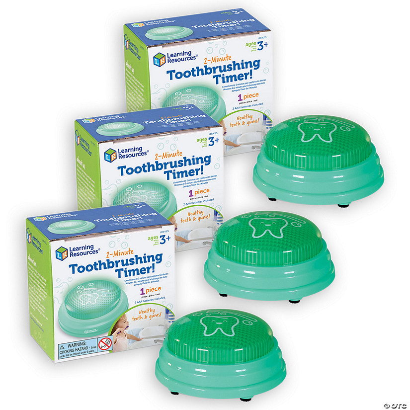 Learning Resources Toothbrush Timer, Pack of 3 Image