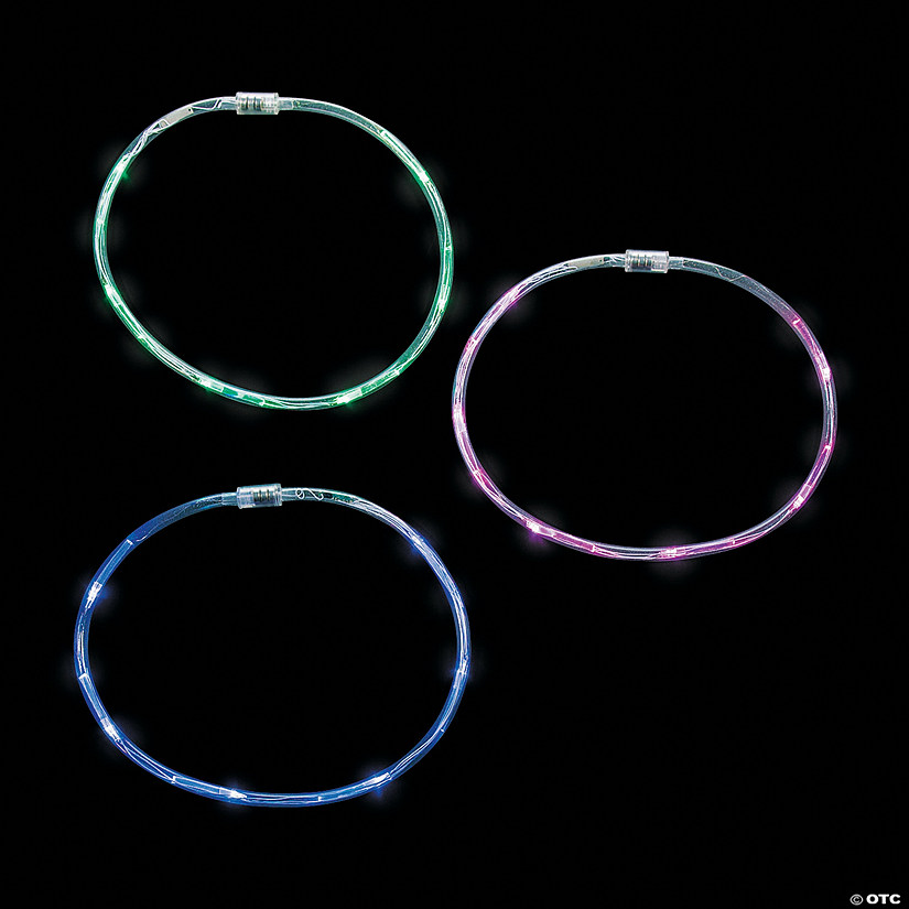 LED Light-Up Flashing Necklaces | Oriental Trading