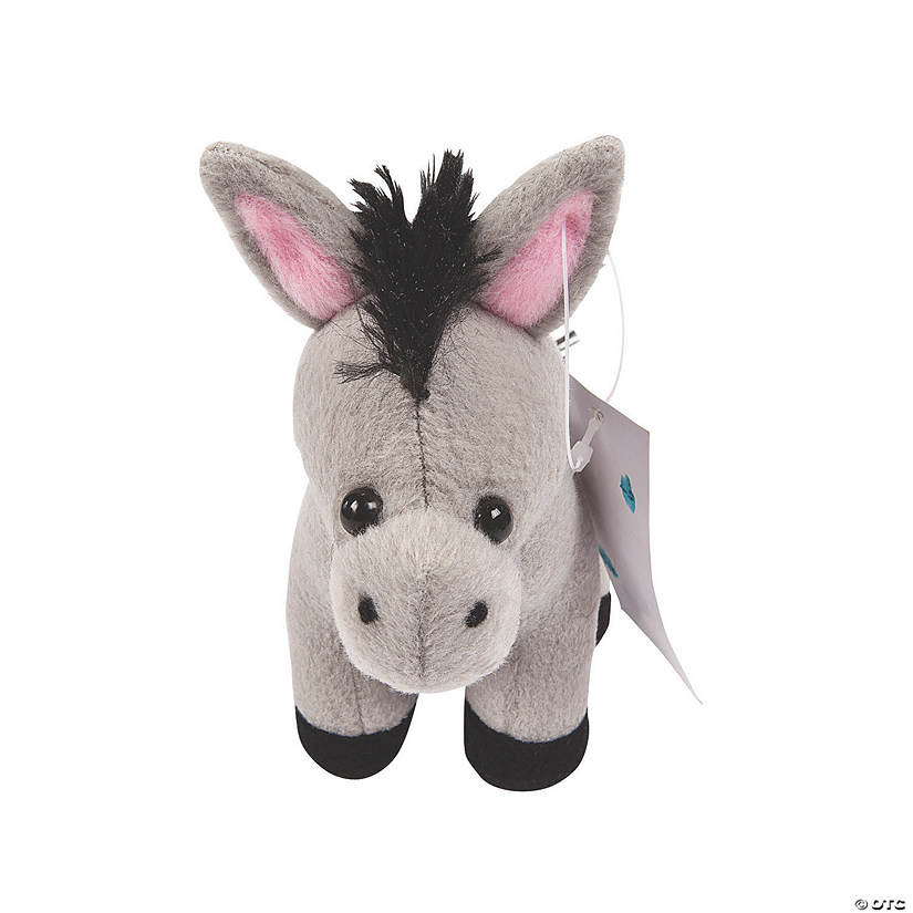 Legend of the Christmas Stuffed Donkey with Card - 12 Pc. Image