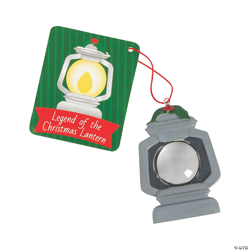 Legend of the Lantern Christmas Ornaments with Card 12 Pc. Discontinued