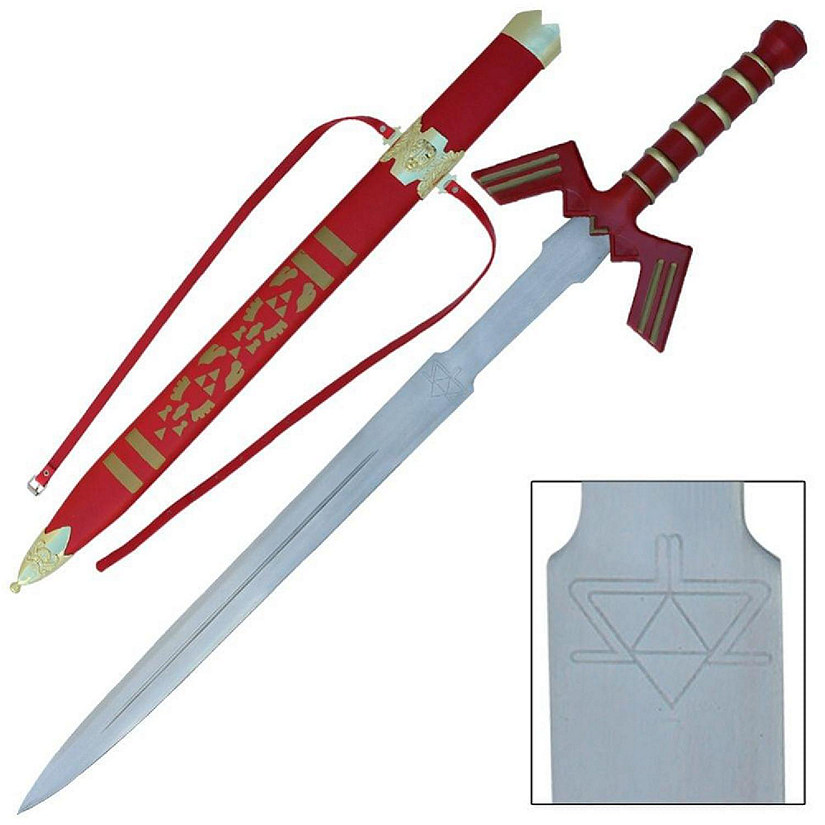 Legend Of Zelda 36 Twilight Shadow Master Metal Sword Replica Red