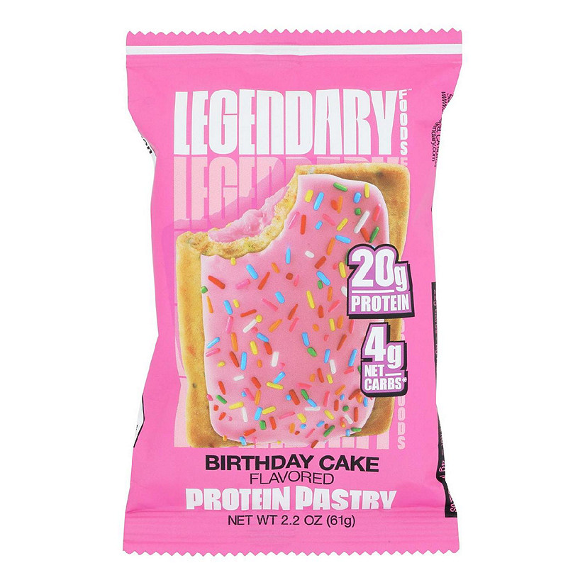 Legendary Foods - Tstr Pastry Birthday Cake - Case of 10-2.2 OZ Image