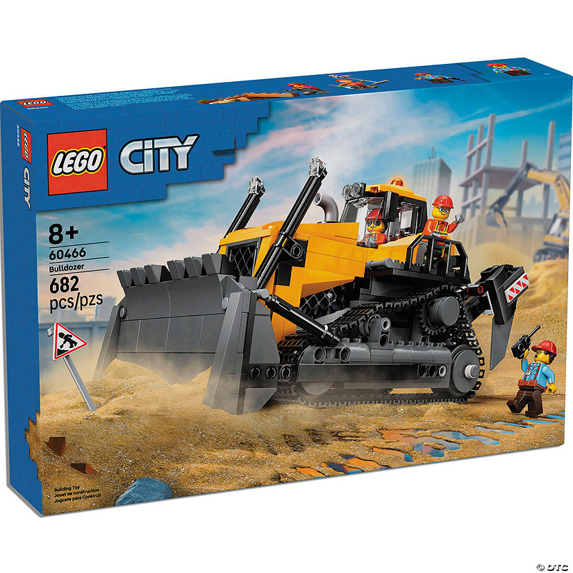 LEGO&amp;#174; City Yellow Bulldozer Construction Site 60466 Image