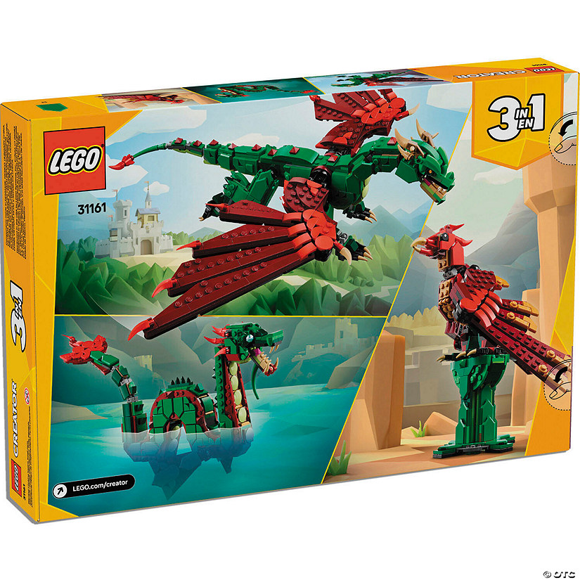 LEGO&amp;#174; Creator 3 in 1 Medieval Dragon Building Toy 31161 Image