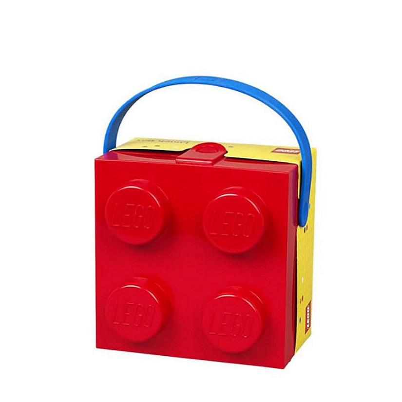 LEGO Lunch Box With Handle, Bright Red Image