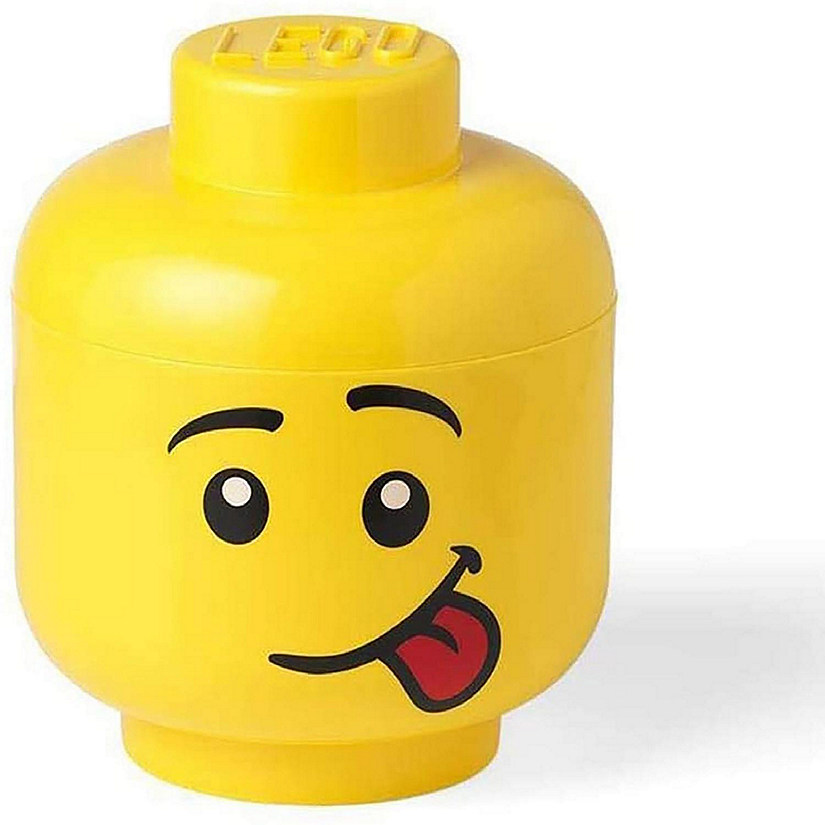 LEGO Mini 4 x 4.5 Inch Plastic Storage Head  Silly Image