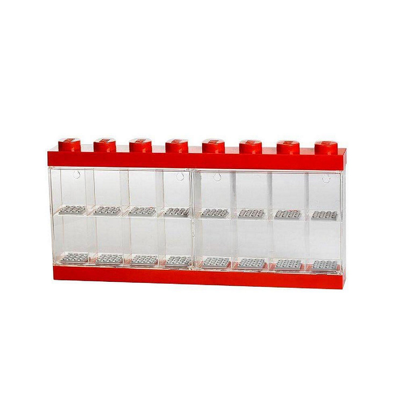 LEGO Minifigure 16 Compartment Display Case, Bright Red Image