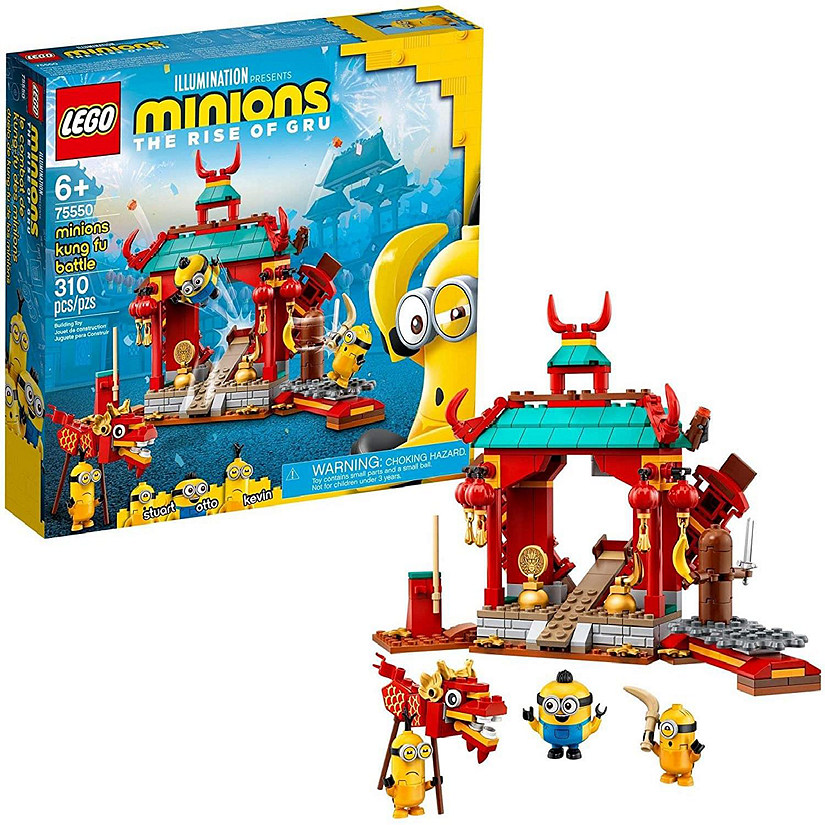 LEGO Minions 75550 Kung Fu Battle 310 Piece Building Kit Image