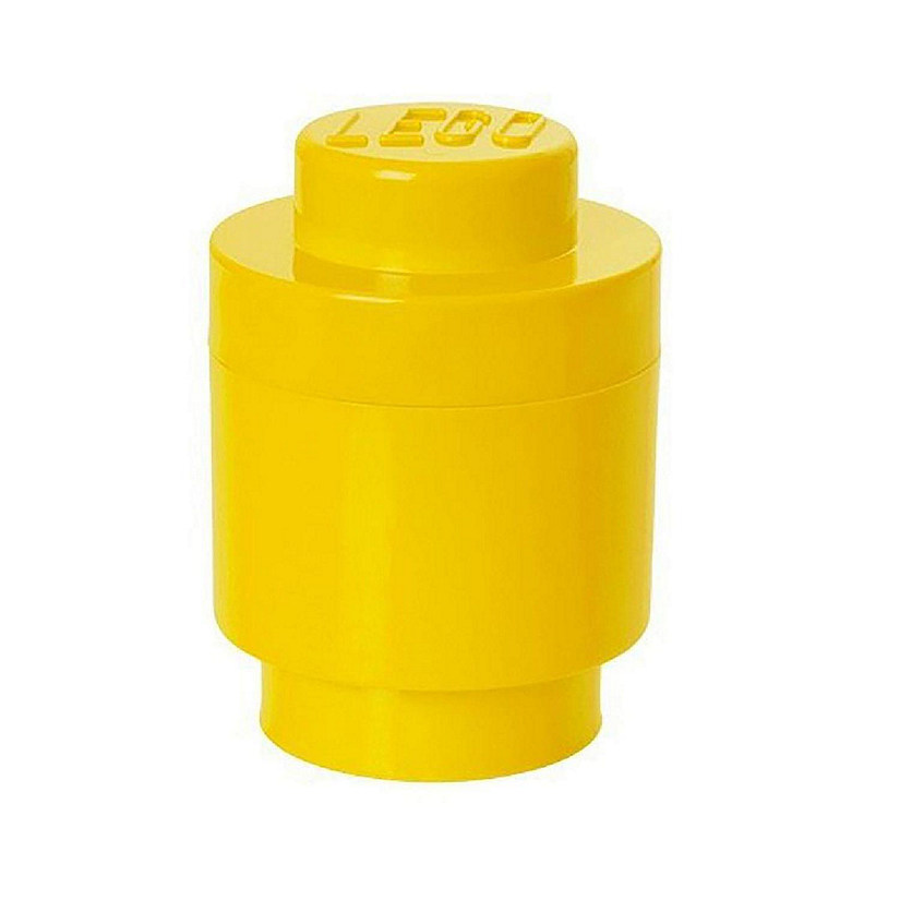 LEGO Round Storage Brick 1, Bright Yellow Image