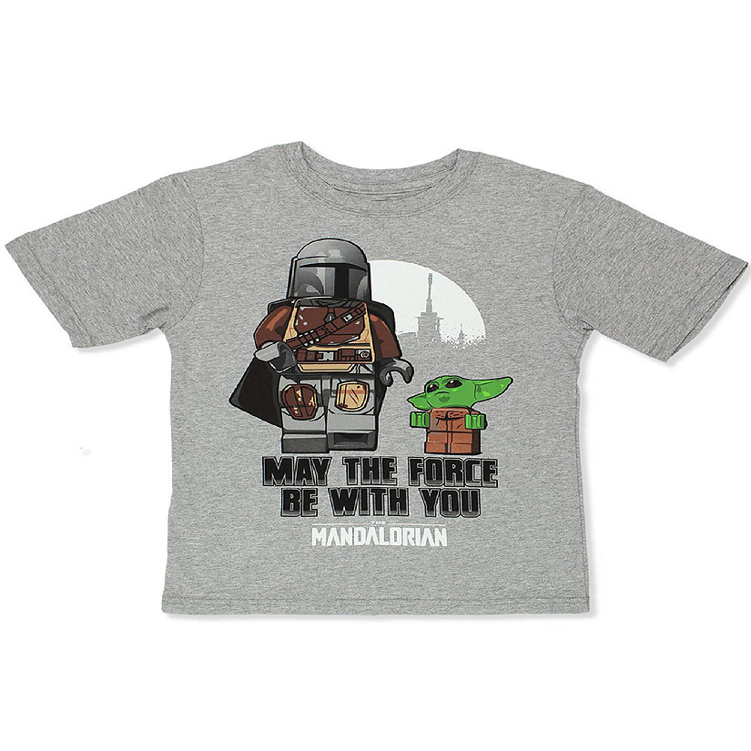 hjælpemotor transmission kvarter Lego Star Wars The Mandalorian Kids Short Sleeve T-Shirt Tee (14-16, Gray)  | Oriental Trading