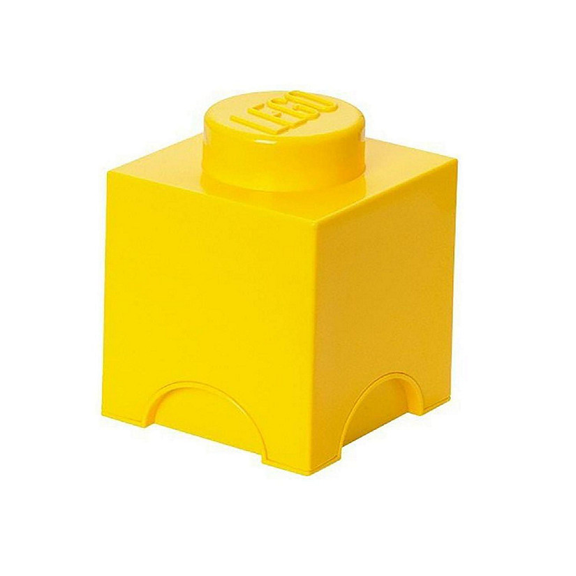 LEGO Storage Brick 1, Bright Yellow Image