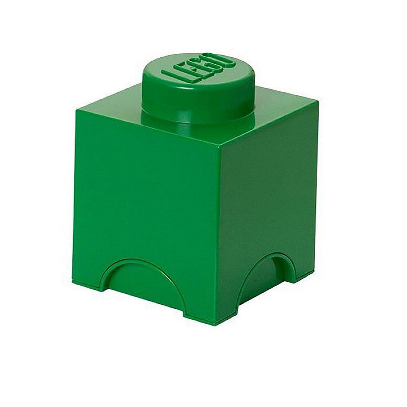 LEGO Storage Brick 1, Dark Green Image