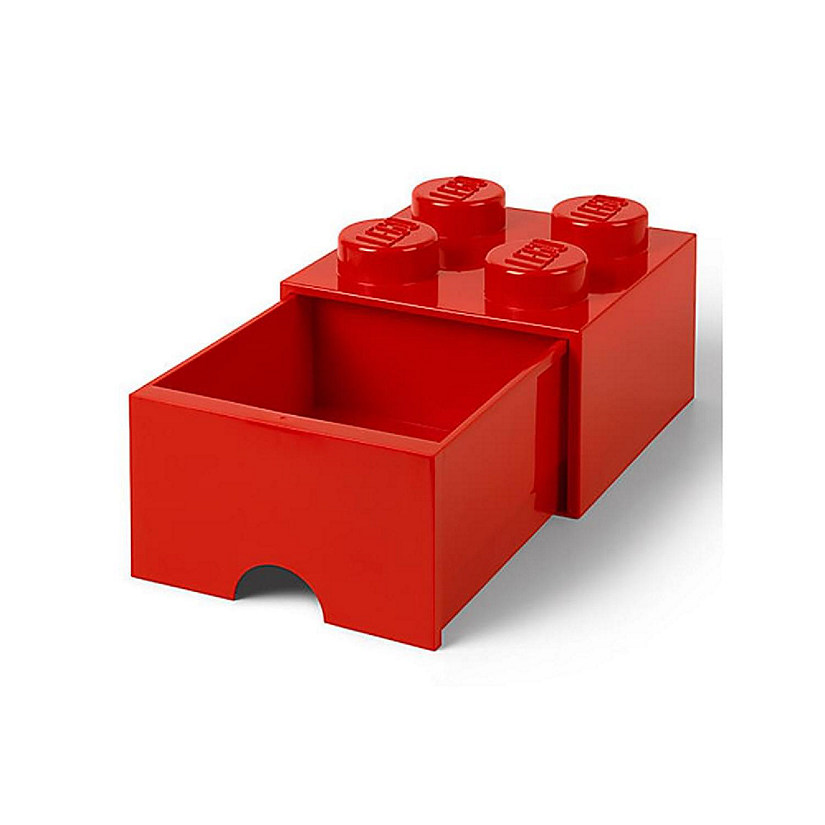 Lego Storage Brick 1 Drawer Bright Red Image