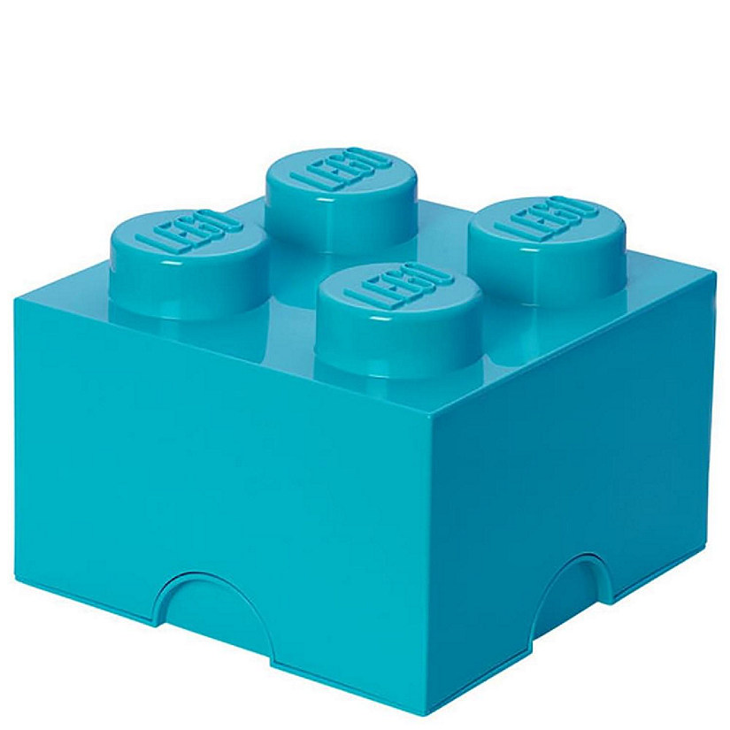 LEGO Storage Brick 4, Medium Azur Image