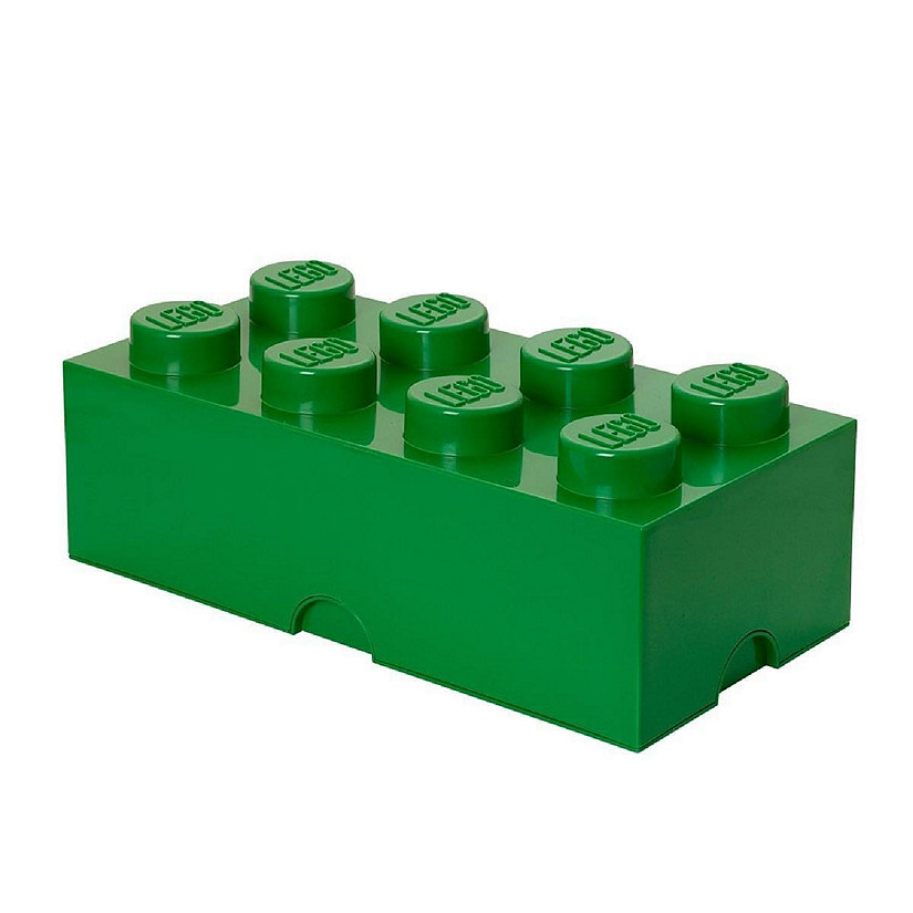 LEGO Storage Brick 8, Dark Green Image