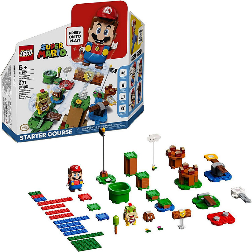 LEGO Super Mario Adventures with Mario Starter Course 71360  231 Piece Building Kit Image