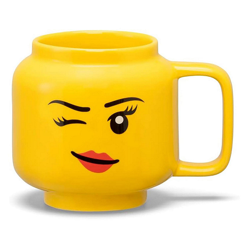 LEGO Winking Girl 9 Ounce Ceramic Mug Image