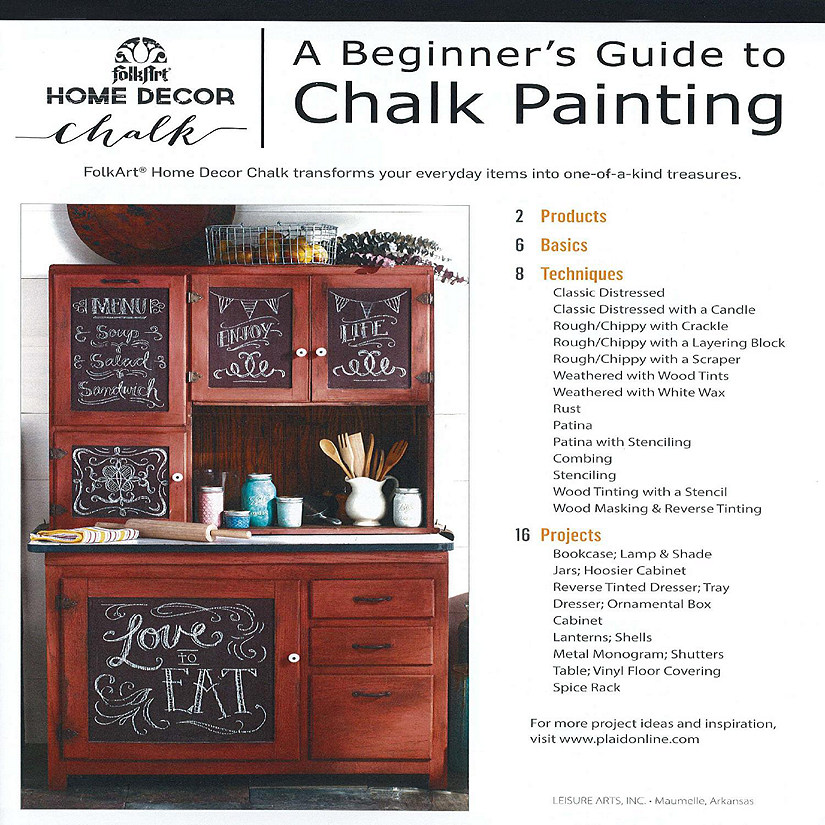 Leisure Arts A Beginner's Guide to Chalk Painting