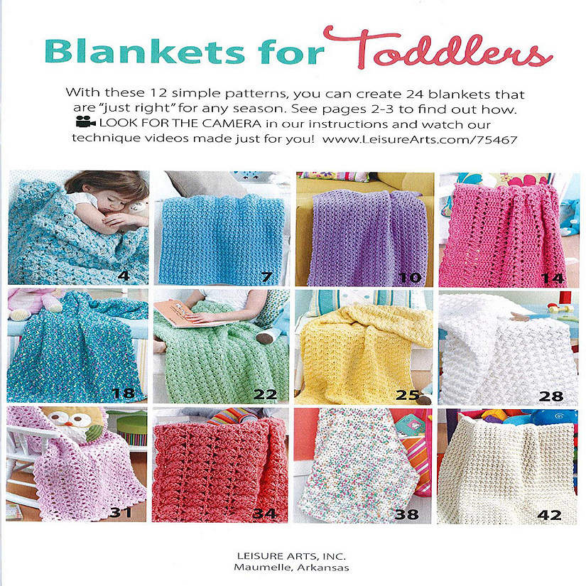 Leisure Arts Blankets For Toddlers Bk Image