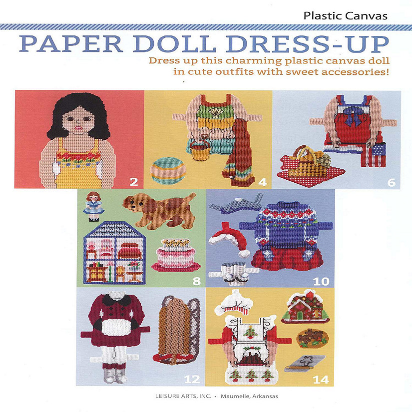 Leisure Arts Paper Doll Dress Up