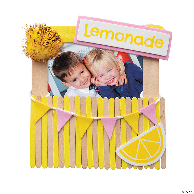 Lemonade Stand Picture Frame Craft Kit Makes 12 Oriental Trading