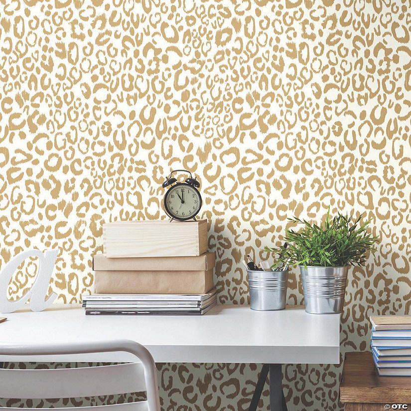 Leopard Peel & Stick Wallpaper Image