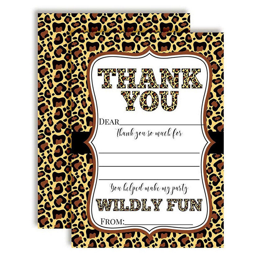 Leopard Thank You 20pc. by AmandaCreation Image