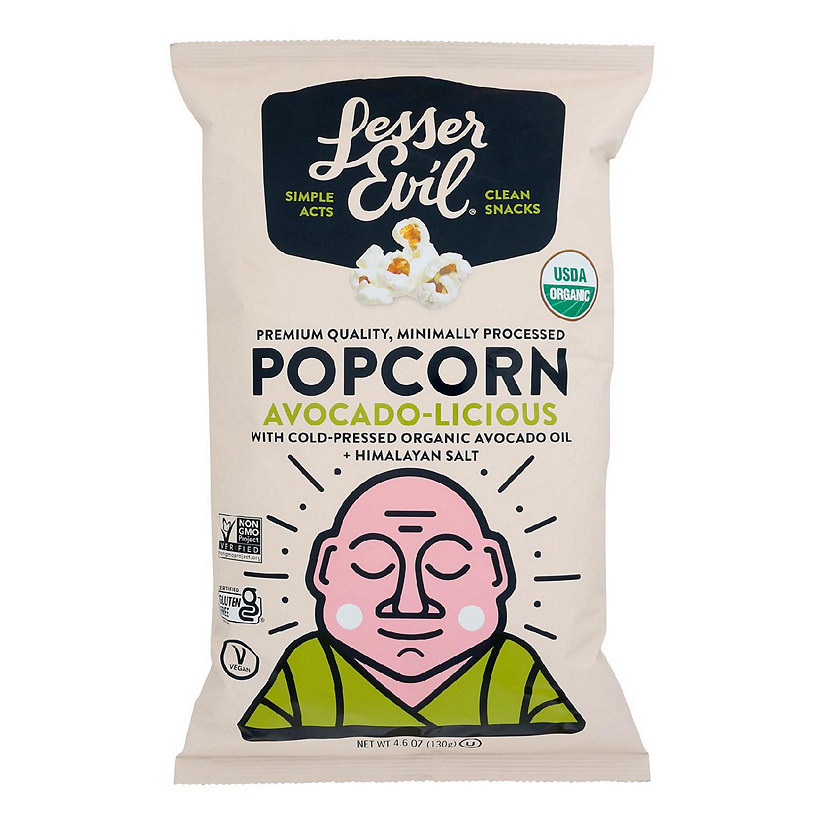 Lesser Evil - Popcorn Avocado-licious - Case of 12-4.6 OZ Image