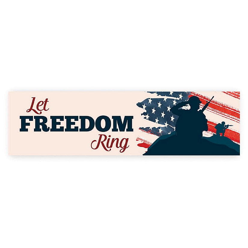 Let Freedom Ring July 4 - 13 x 48 Inch Image