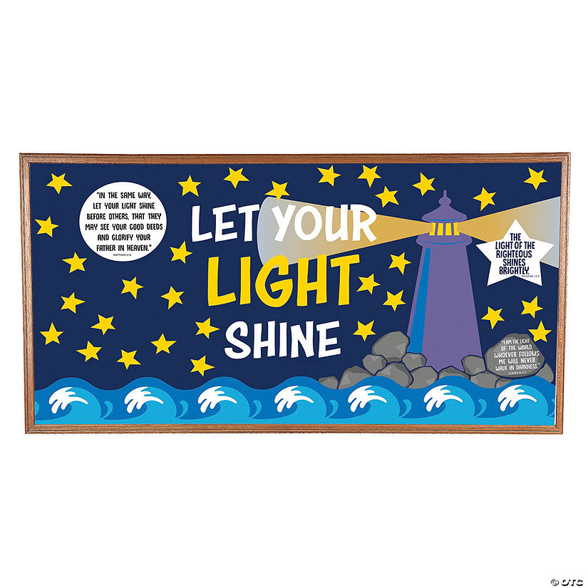 Let Your Light Shine Bulletin Board Set | Oriental Trading