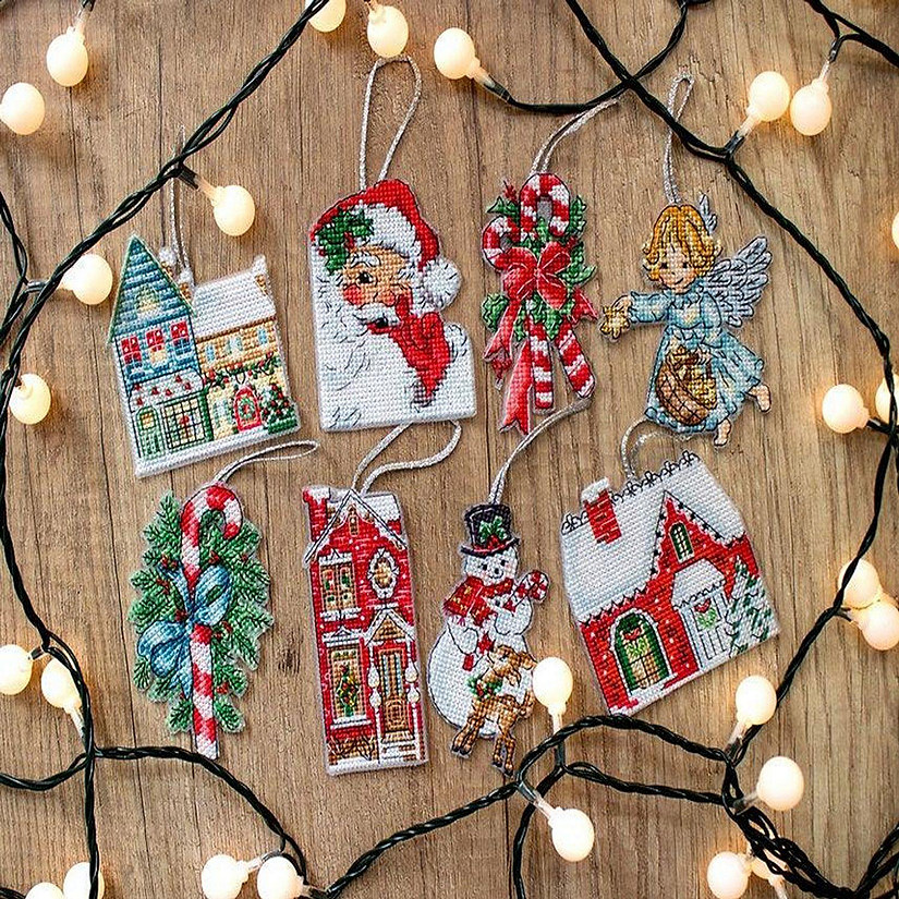 LetiStitch Counted Cross Stitch Kit Christmas Toys Kit 2 L8002