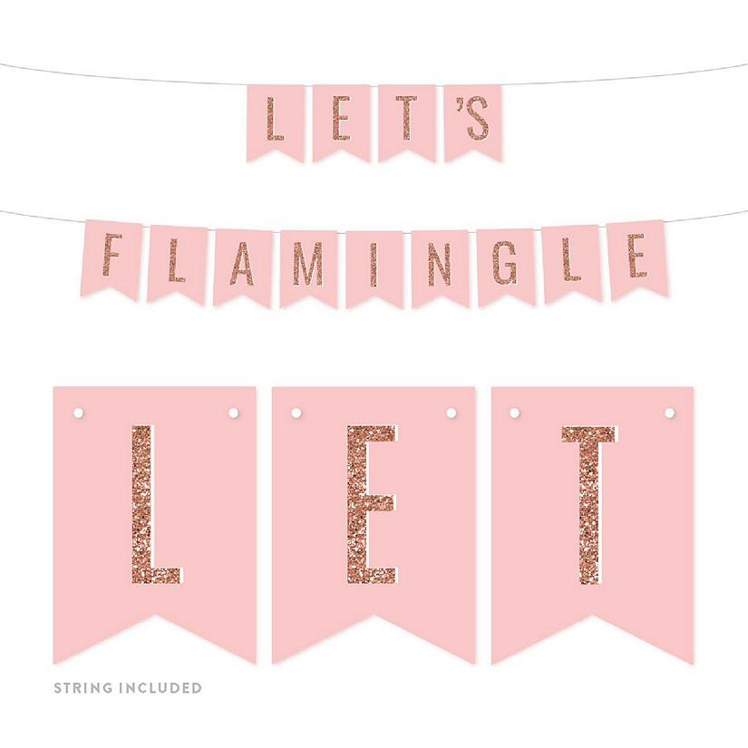 Lets Flamingle 4x5.5IN Banner Image