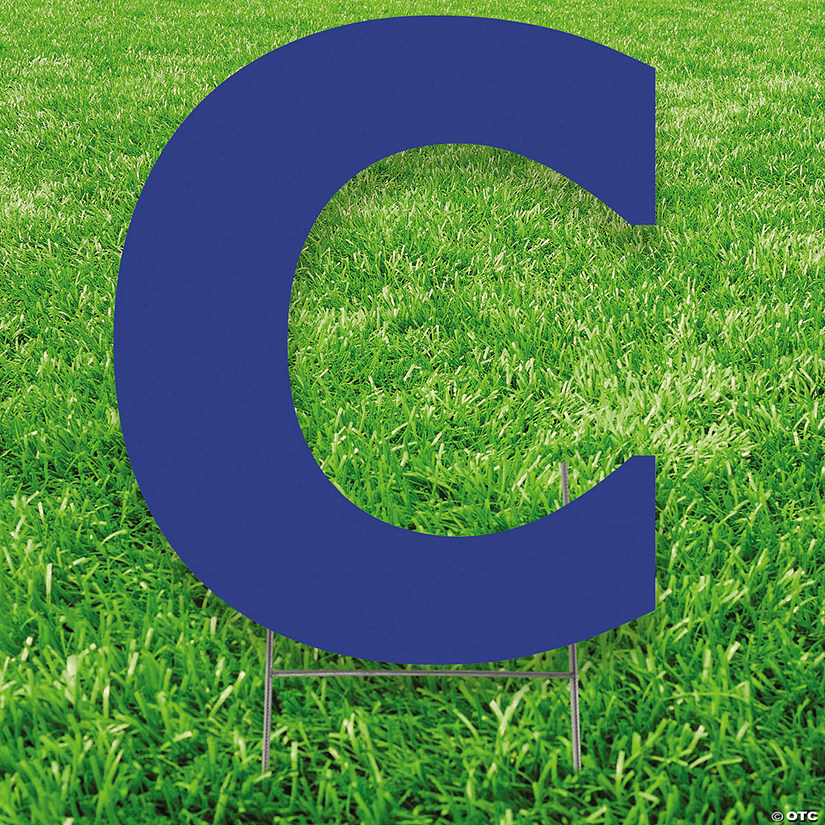 Letter C Yard Signs Oriental Trading