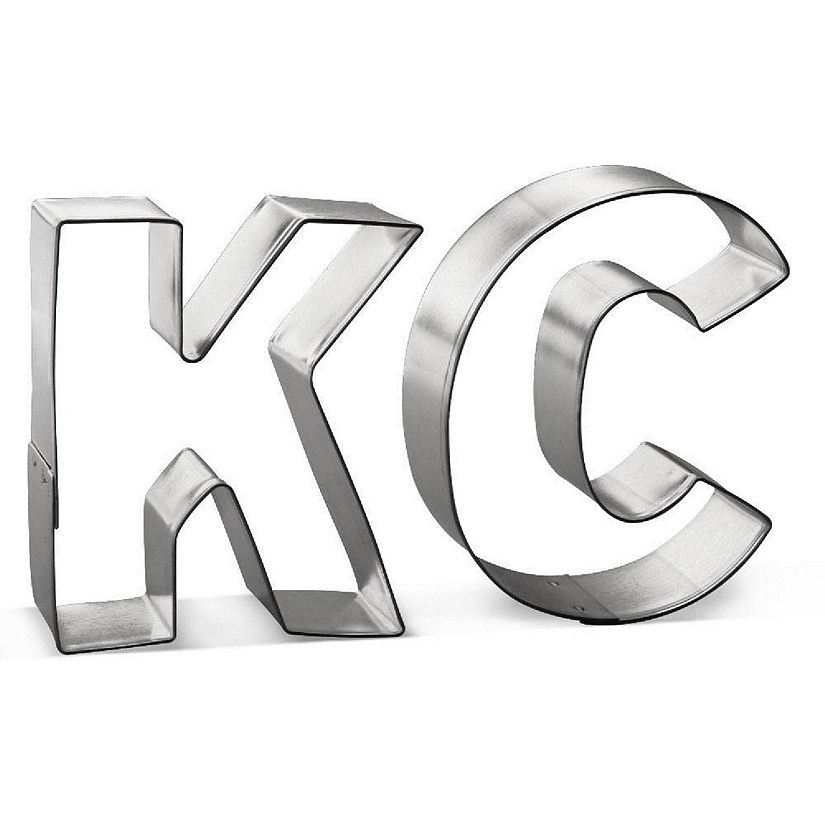 Letters KC Cookie Cutter 2 Pc Set HS0451 Image