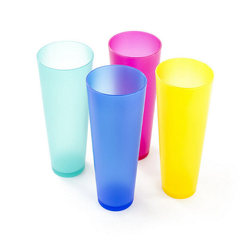 Lexi Home 20 oz Plastic Tumblers, 4 pc