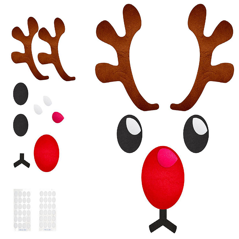 Lexi Home Large 35 in Reindeer Decal Image