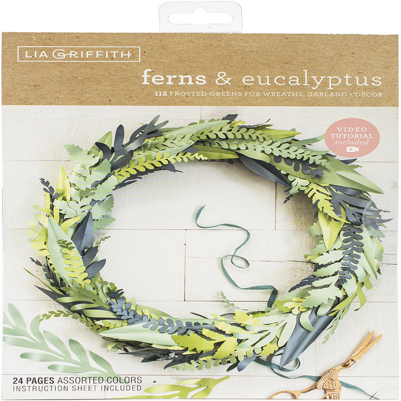 Lia Griffith Paper Stack 8.5"X11" 24/Pkg-Fern Image