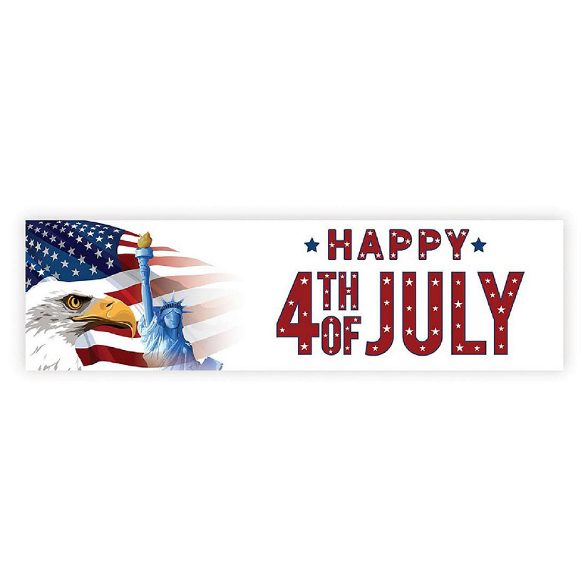 Liberty &amp; Eagle July 4 - 13 x 48 Inch Image