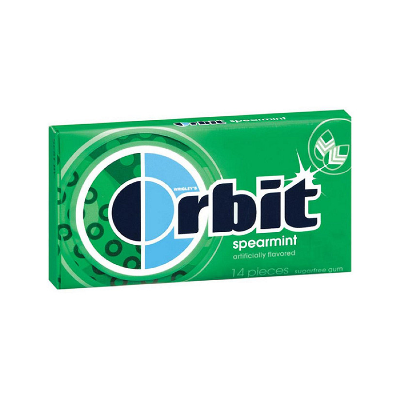 Liberty Distribution 21484 Spearmint Orbit Gum - pack of 12 Image